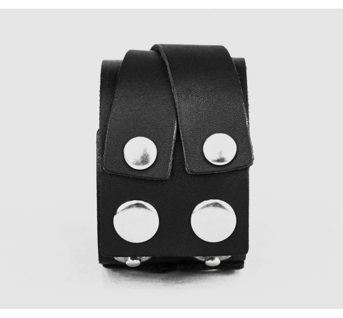 Leather cuff bracelet for men or women, code 3098