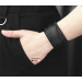 Leather cuff bracelet for men or women, code 3098st