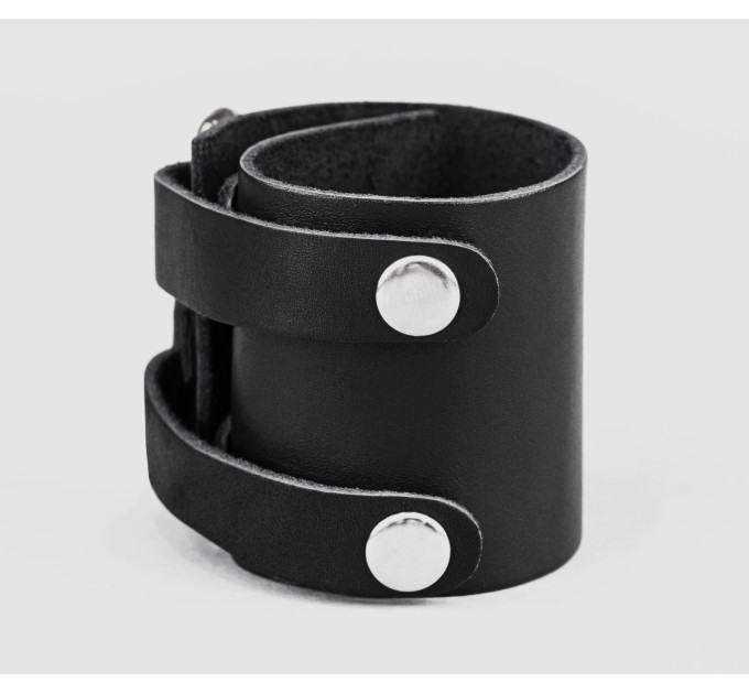 Leather cuff bracelet for men or women, code 3118