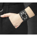 Leather cuff bracelet for men or women, code 3120