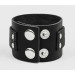 Leather cuff bracelet for men or women, code 3120
