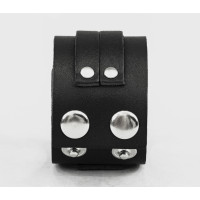 Leather cuff bracelet for men or women, code 3120