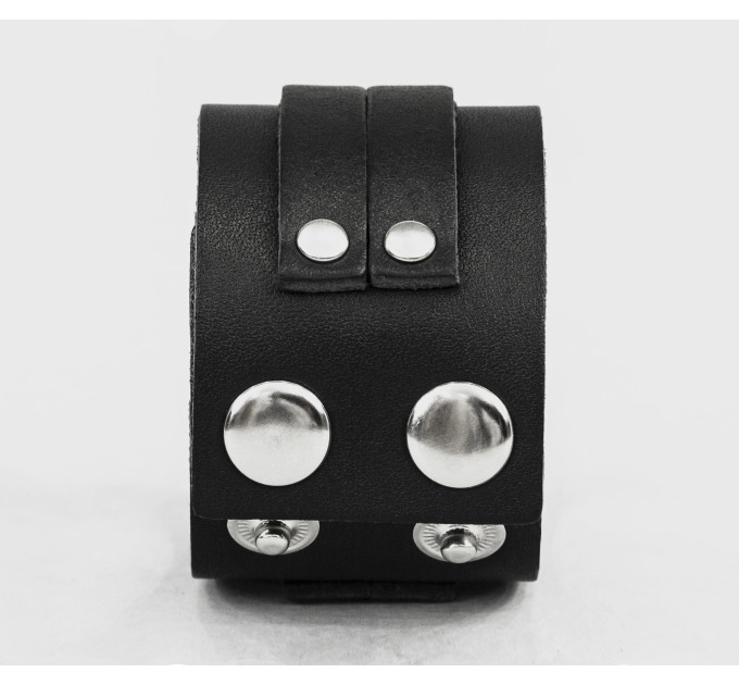 Leather cuff bracelet for men or women, code 3120