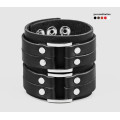 Leather cuff bracelet for men or women, code 3121