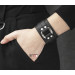 Leather cuff bracelet for men or women, code 3130