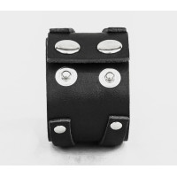 Leather cuff bracelet for men or women, code 3132