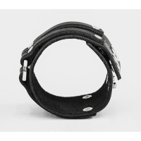 Leather cuff bracelet for men or women, code 3132