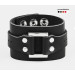 Leather cuff bracelet for men or women, code 3136