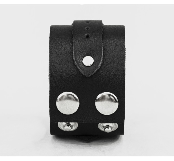 Leather cuff bracelet for men or women, code 3136