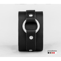 Leather cuff bracelet for men or women, code 3137