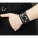 Leather cuff bracelet for men or women, code 3137