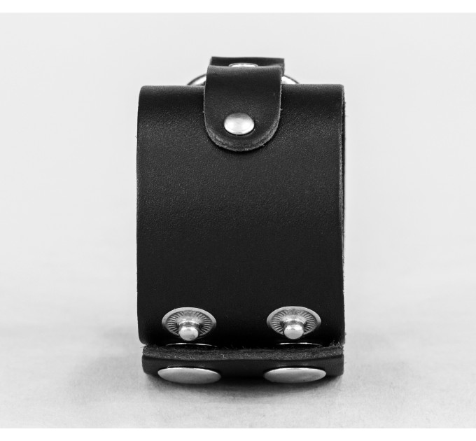 Leather cuff bracelet for men or women, code 3137