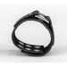 Leather cuff bracelet for men or women, code 3138
