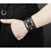Leather cuff bracelet for men or women, code 3139