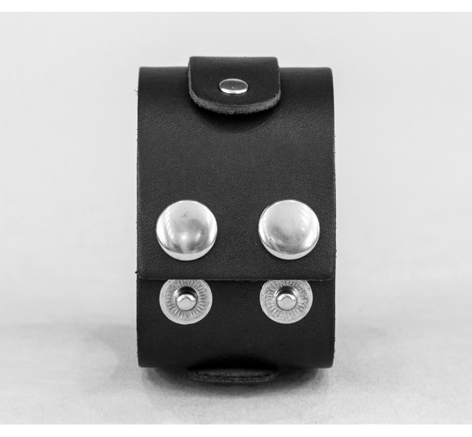 Leather cuff bracelet for men or women, code 3140