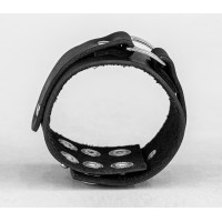 Leather cuff bracelet for men or women, code 3140