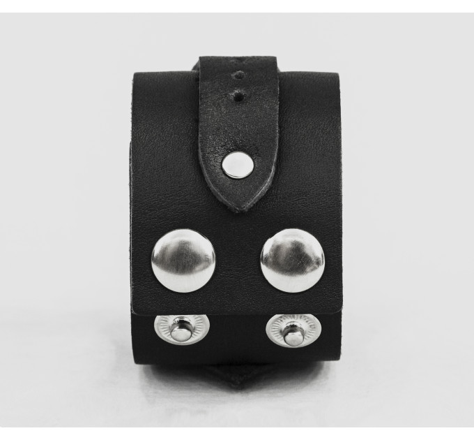 Leather cuff bracelet for men or women, code 3143