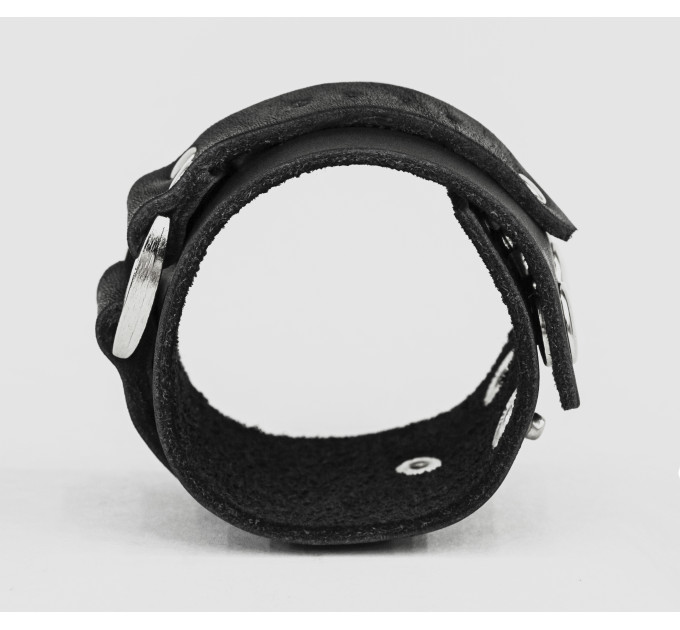 Leather cuff bracelet for men or women, code 3143