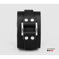 Leather cuff bracelet for men or women, code 3144