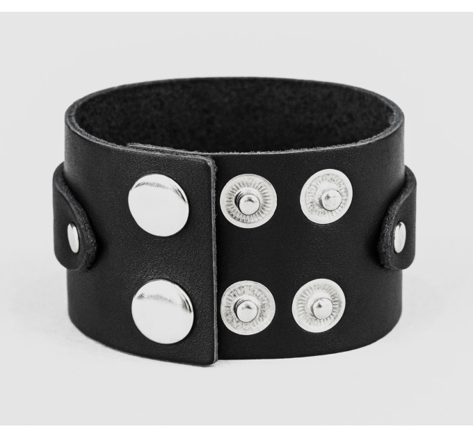 Leather cuff bracelet for men or women, code 3144