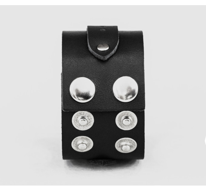 Leather cuff bracelet for men or women, code 3144