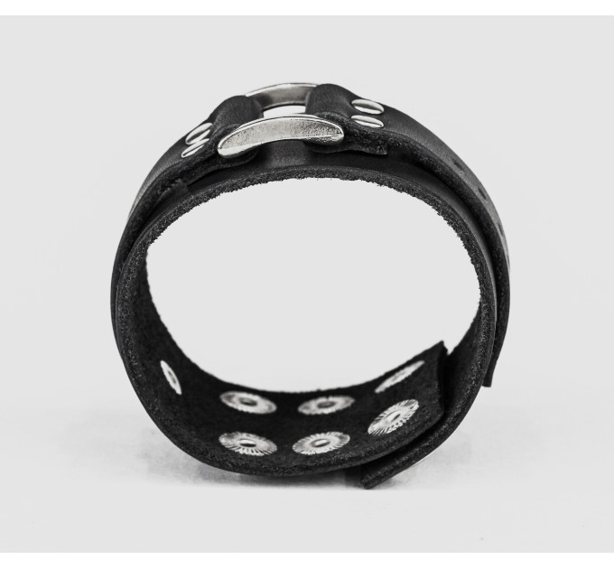 Leather cuff bracelet for men or women, code 3144