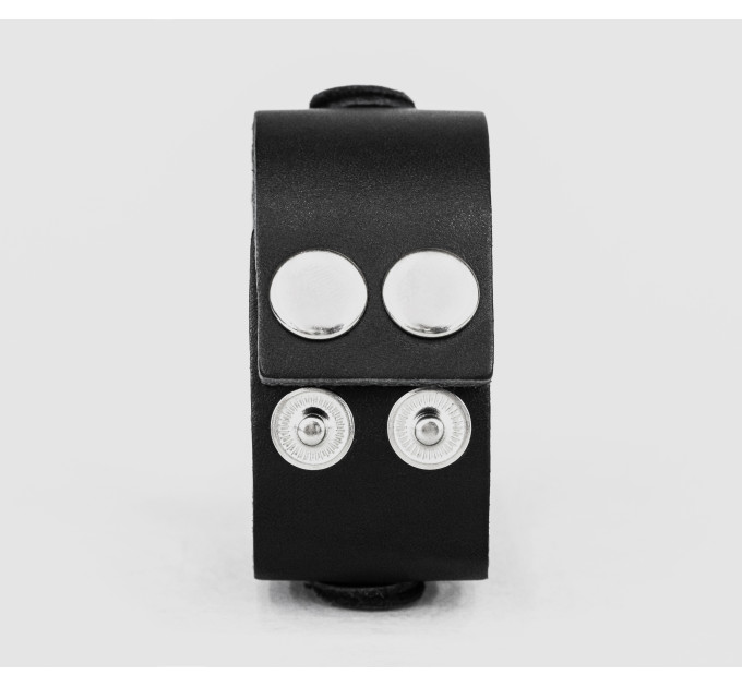 Leather cuff bracelet for men or women, code 3145