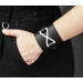 Leather cuff bracelet for men or women, code 3159
