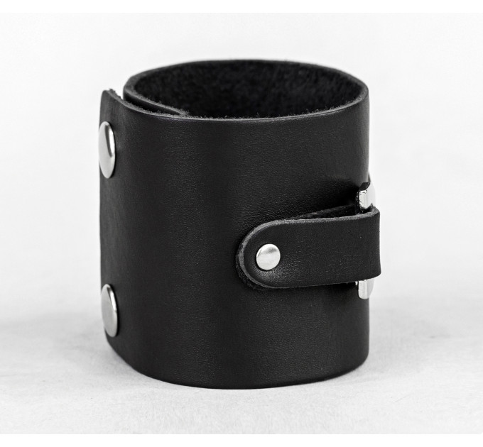 Leather cuff bracelet for men or women, code 3159