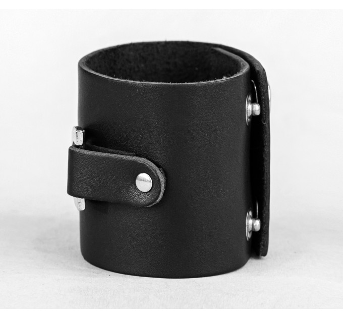 Leather cuff bracelet for men or women, code 3159
