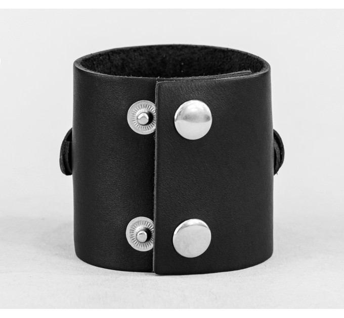 Leather cuff bracelet for men or women, code 3159