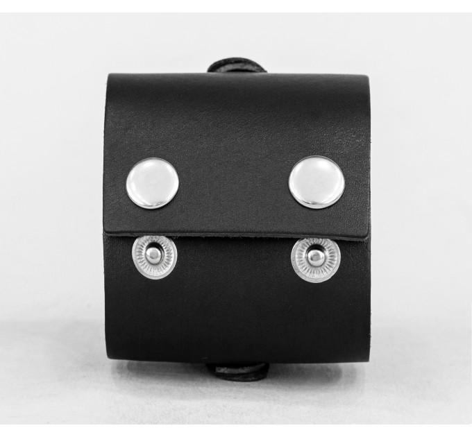 Leather cuff bracelet for men or women, code 3159