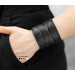 Leather cuff bracelet for men or women, code 3162