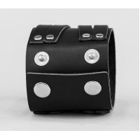 Leather cuff bracelet for men or women, code 3162