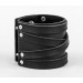 Leather cuff bracelet for men or women, code 3162st