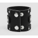 Leather cuff bracelet for men or women, code 3163