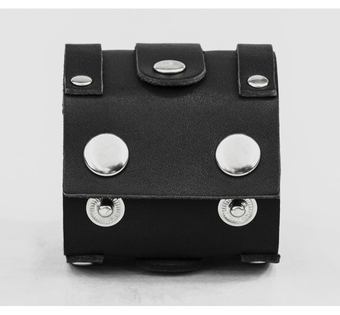 Leather cuff bracelet for men or women, code 3163