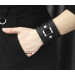 Leather cuff bracelet for men or women, code 3163st