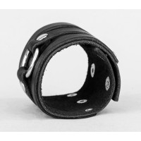 Leather cuff bracelet for men or women, code 3164