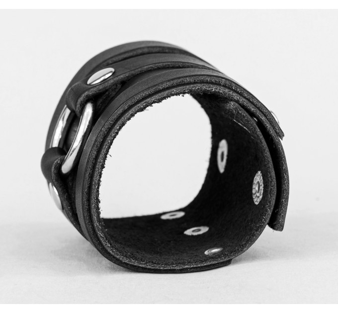 Leather cuff bracelet for men or women, code 3164