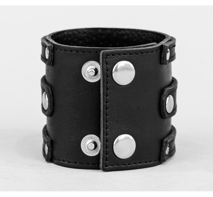 Leather cuff bracelet for men or women, code 3164st