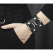 Leather cuff bracelet for men or women, code 3178