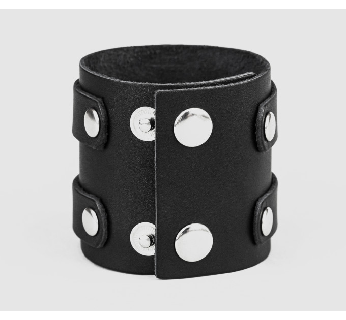 Leather cuff bracelet for men or women, code 3178