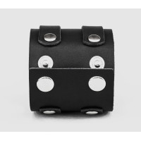 Leather cuff bracelet for men or women, code 3178