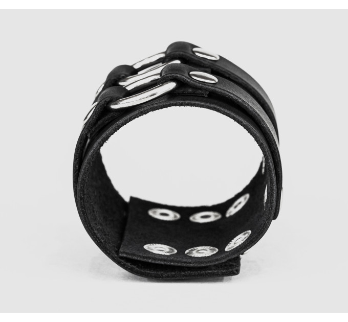 Leather cuff bracelet for men or women, code 3178