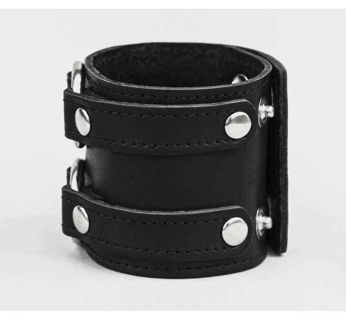 Leather cuff bracelet for men or women, code 3178st