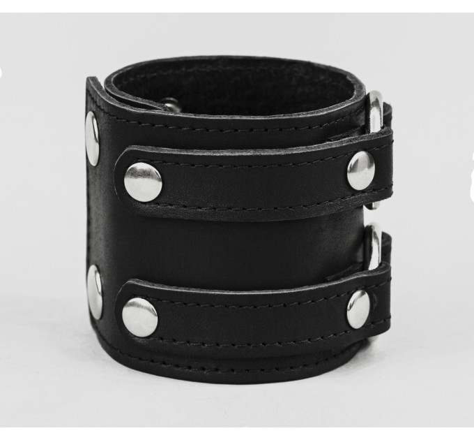 Leather cuff bracelet for men or women, code 3178st