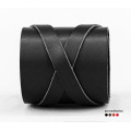 Leather cuff bracelet for men or women, code 3193