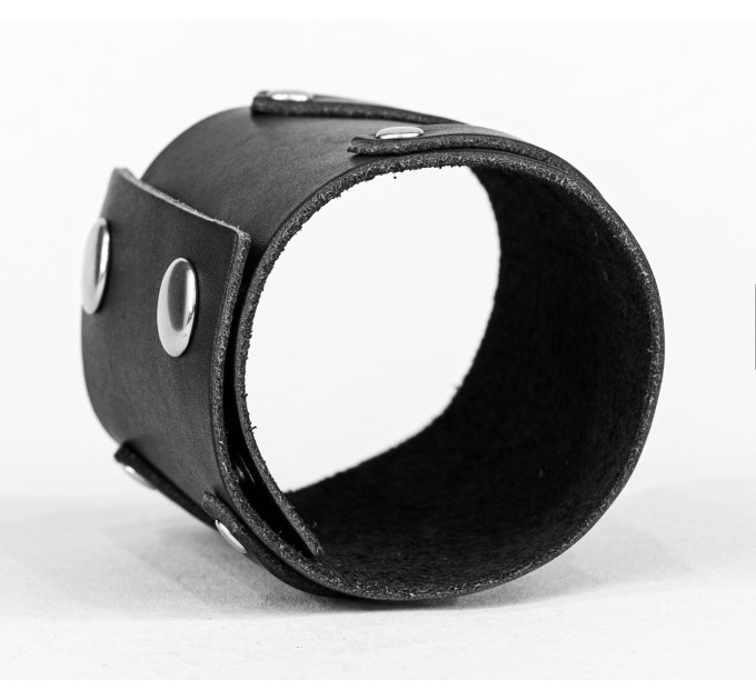 Leather cuff bracelet for men or women, code 3193