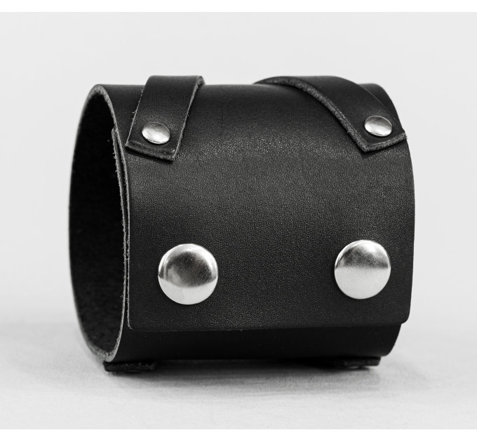 Leather cuff bracelet for men or women, code 3193